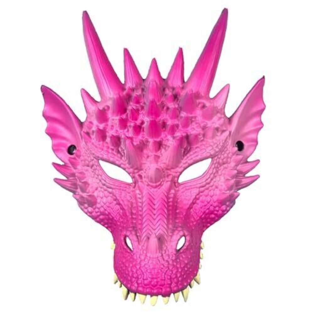 3185 Dragon Mask Halloween Masquerade Masks Half Face Cosplay Costume Adult